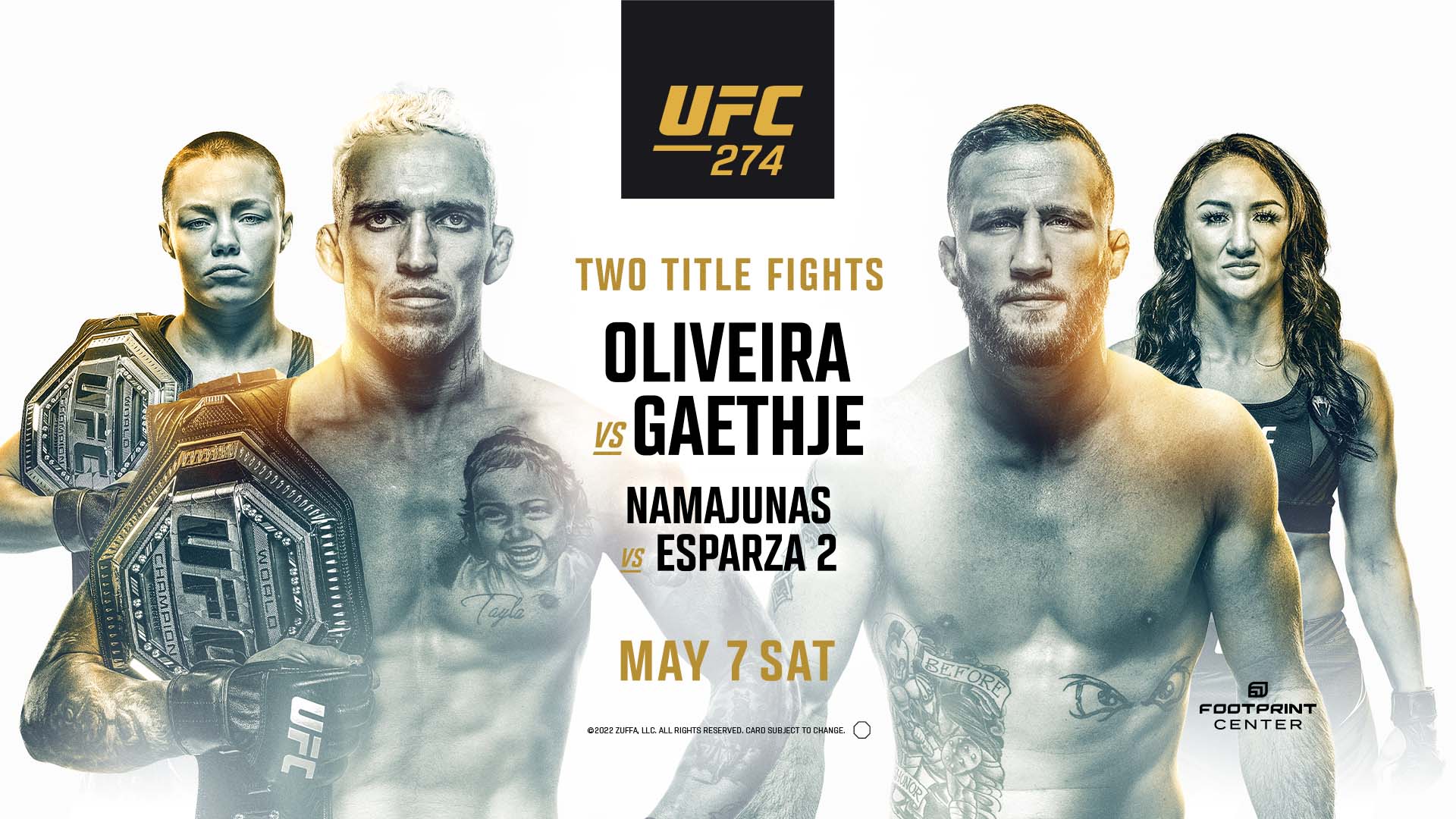 UFC 274: OLIVEIRA VS GAETHJE